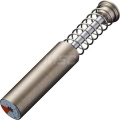 Standard-Duty Shock Absorber: 12 mm Rod Dia, 38 mm OD, 75 mm Stroke, M42 x 1.5 Thread 246 mm OAL, 120 lb Force