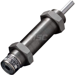 Standard-Duty Shock Absorber: 8 mm Rod Dia, 37 mm OD, 30 mm Stroke, M25 x 1.5 Thread 140 mm OAL, 29.4 lb Force