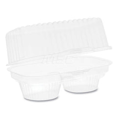 Food Containers; Container Type: Food Storage Container; Shape: Rectangular; Overall Height: 4 in; Lid Type: Hinged Lid; Height (Decimal Inch): 4 in; Type: Food Storage Container