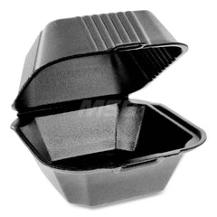 Food Containers; Container Type: Food Storage Container; Shape: Square; Overall Height: 3.25 in; Lid Type: Hinged Lid; Height (Decimal Inch): 3.25 in; Type: Food Storage Container