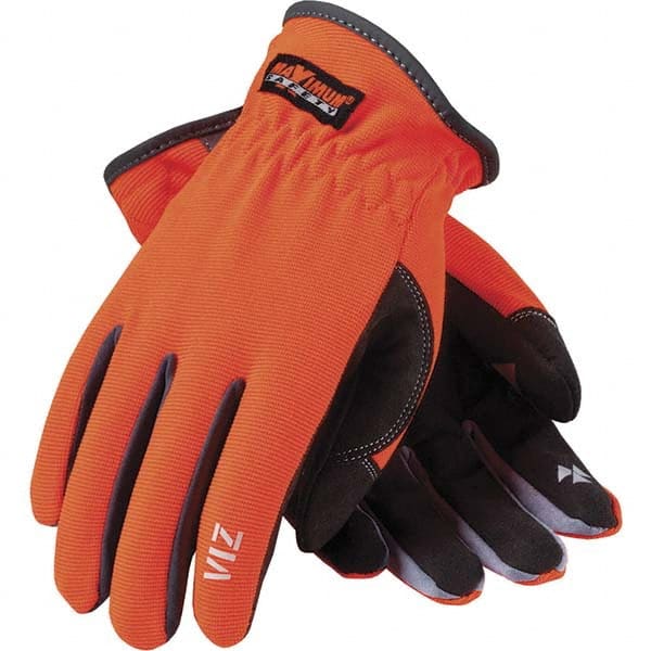 PIP - Size S Nylon High Visibility Work Gloves - Eagle Tool & Supply