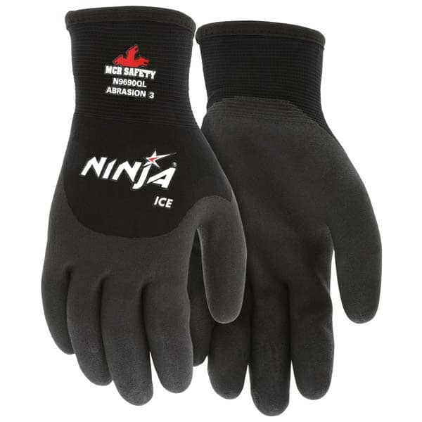 MCR Safety - Work & General Purpose Gloves Application: Cold Coated Area: Palm, Fingers & Knuckles - Eagle Tool & Supply