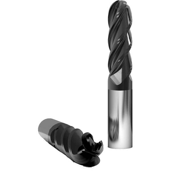 GWS - Ball End Mills Mill Diameter (Inch): 1 Mill Diameter (Decimal Inch): 1.0000 - Eagle Tool & Supply