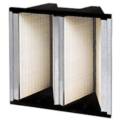 PRO-SOURCE - Pleated & Panel Air Filters Filter Type: V-Bank Mini-Pleat Nominal Height (Inch): 12 - Eagle Tool & Supply