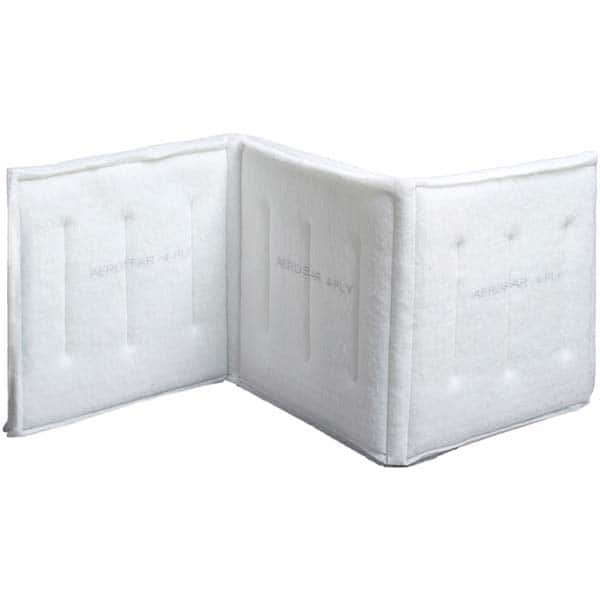 Pleated Air Filter: 16 x 480 x 1″, MERV 10 Polyester, Wire Frame