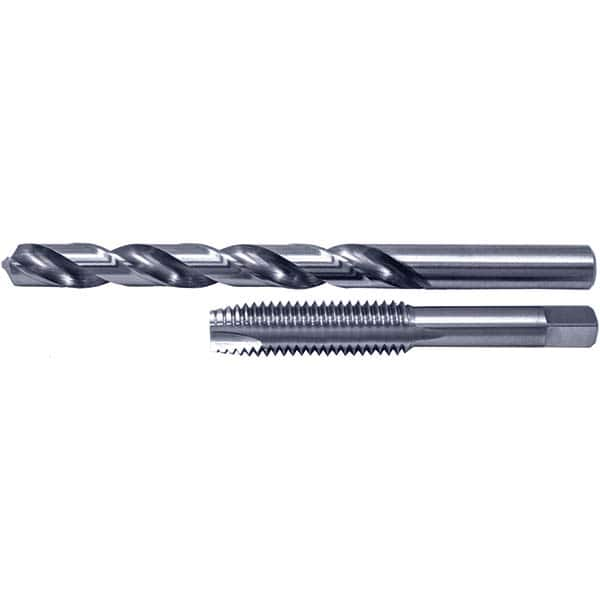 Cle-Line - Tap & Drill Sets Minimum Tap Thread Size (Inch): 1/2-13 Maximum Tap Thread Size (Inch): 1/2-13 - Eagle Tool & Supply