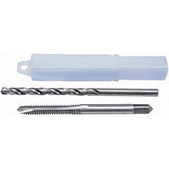 Cle-Line - Tap & Drill Sets Minimum Tap Thread Size (Inch): #10-24 Maximum Tap Thread Size (Inch): #10-24 - Eagle Tool & Supply