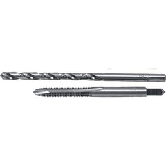 Cle-Line - Tap & Drill Sets Minimum Tap Thread Size (Inch): #10-32 Maximum Tap Thread Size (Inch): #10-32 - Eagle Tool & Supply