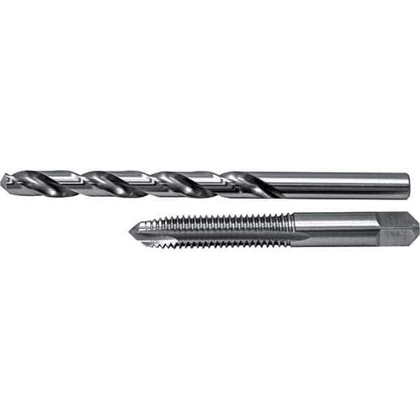 Cle-Line - Tap & Drill Sets Minimum Tap Thread Size (Inch): 3/8-16 Maximum Tap Thread Size (Inch): 3/8-16 - Eagle Tool & Supply