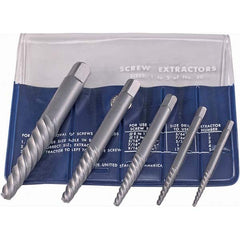 Cle-Line - Bolt Extractor Sets Tool Type: Screw Extractor Number of Pieces: 5.000 - Eagle Tool & Supply