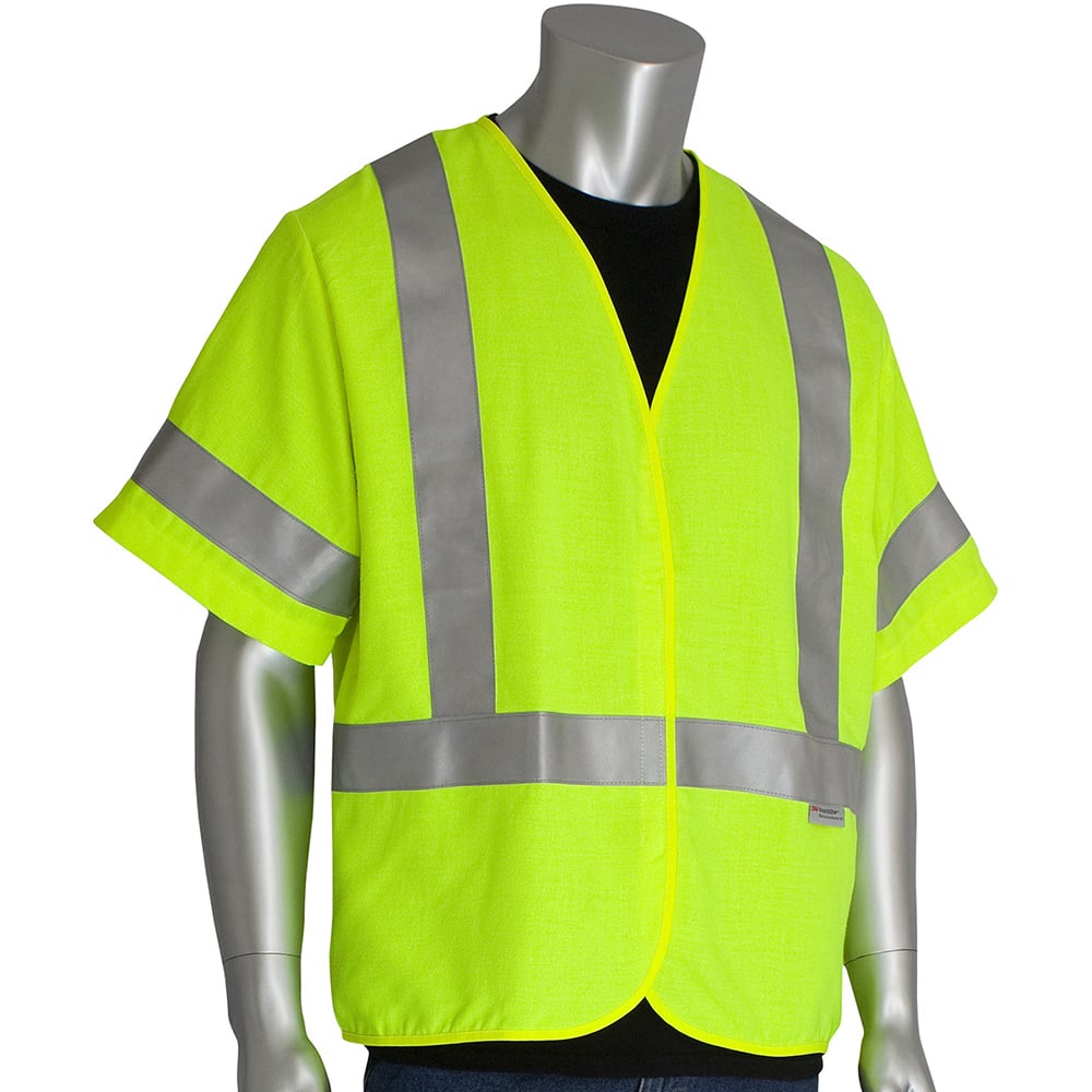 PIP - High Visibility Vests Vest Style: General Purpose Vest Type: Flame Resistant; Hi Visibility - Eagle Tool & Supply