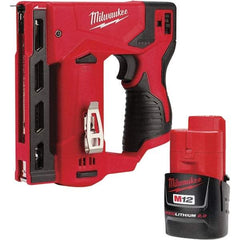 Milwaukee Tool - Staplers & Staple Guns Type: Crown Stapler Type of Power: Battery - Eagle Tool & Supply