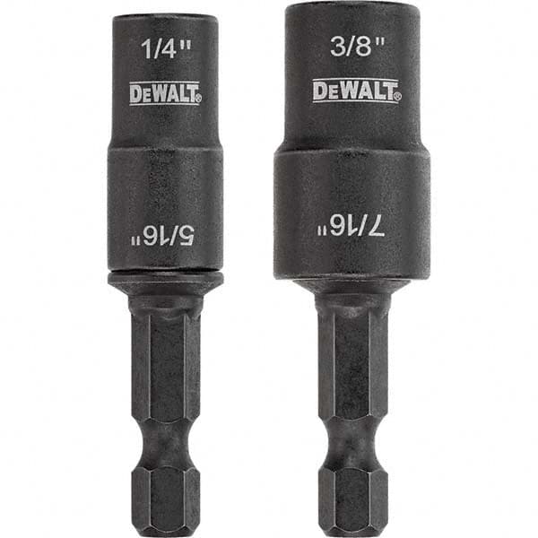 DeWALT - Power & Impact Screwdriver Bit Sets Point Type: Double Ended Tool Type: Nut Driver - Eagle Tool & Supply