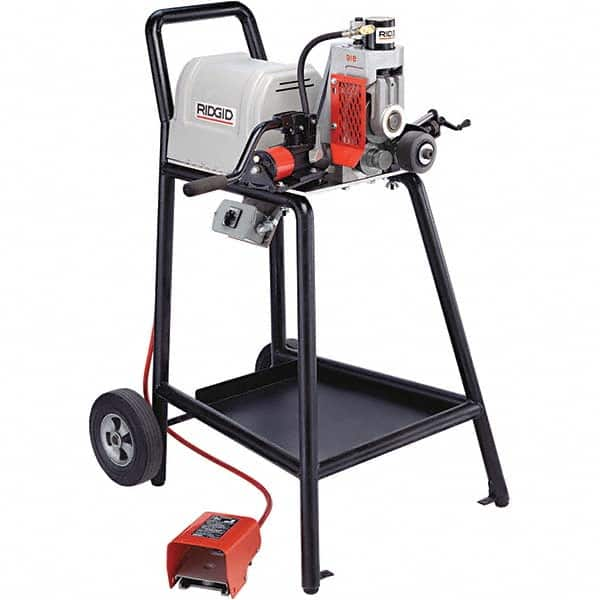 Ridgid - Pipe Roll Groovers Power Type: 115V Induction Motor Machine Type: Portable Roll Groover - Eagle Tool & Supply