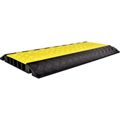 Powerhouse - On Floor Cable Covers Cover Material: Polyethylene Number of Channels: 5 - Eagle Tool & Supply