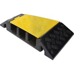 Powerhouse - On Floor Cable Covers Cover Material: Polyethylene Number of Channels: 3 - Eagle Tool & Supply