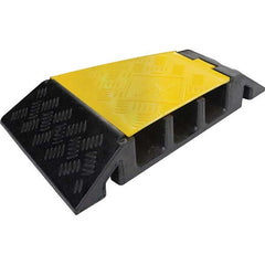 Powerhouse - On Floor Cable Covers Cover Material: Polyethylene Number of Channels: 3 - Eagle Tool & Supply