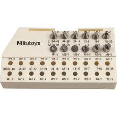 Mitutoyo - Micrometer Accessories Type: Anvil Set For Use With: Screw Thread Micrometer - Eagle Tool & Supply