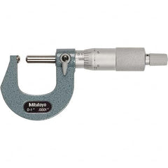Mitutoyo - Spherical Face Micrometers Operation Type: Mechanical Minimum Measurement (Decimal Inch): 0 - Eagle Tool & Supply