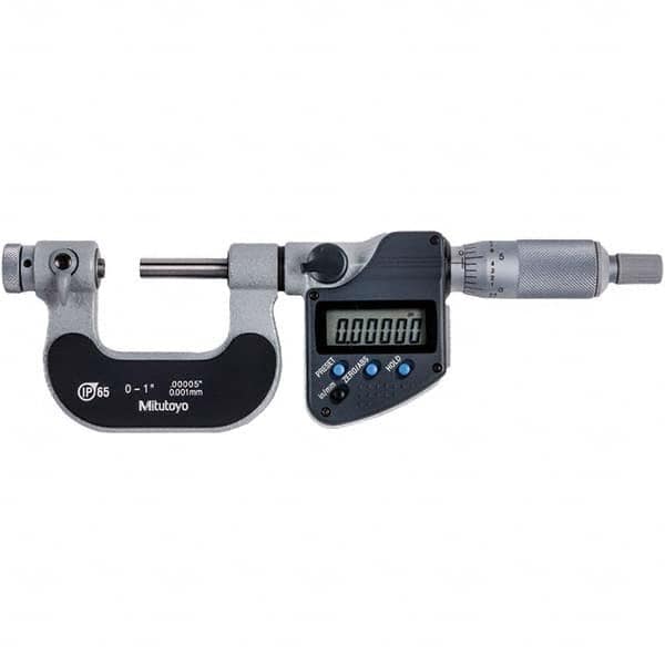 Mitutoyo - Screw Thread Micrometers Operation Type: Electronic Minimum Measurement (Decimal Inch): 0 - Eagle Tool & Supply