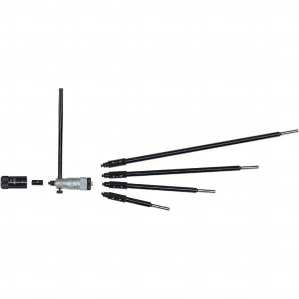 Mitutoyo - Mechanical Inside Micrometers Type: Interchangeable Rod Minimum Measurement (Decimal Inch): 2 - Eagle Tool & Supply