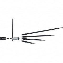 Mitutoyo - Mechanical Inside Micrometers Type: Interchangeable Rod Minimum Measurement (Decimal Inch): 2 - Eagle Tool & Supply