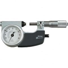 Mitutoyo - Mechanical Indicating Micrometers Minimum Measurement (Decimal Inch): 0 Maximum Measurement (Decimal Inch): 1 - Eagle Tool & Supply