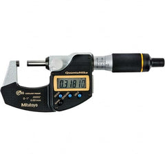 Mitutoyo - Electronic Outside Micrometers Type: Quantumike Minimum Measurement (Decimal Inch): 0.0000 - Eagle Tool & Supply