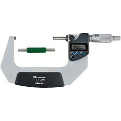 Mitutoyo - Electronic Outside Micrometers Type: Coolant-proof Minimum Measurement (Decimal Inch): 3.0000 - Eagle Tool & Supply