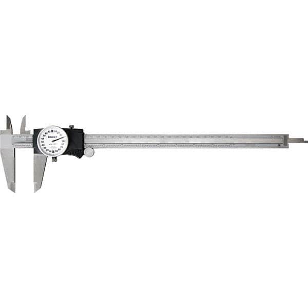 Mitutoyo - Dial Calipers Maximum Measurement (Inch): 12 Dial Graduation (Decimal Inch): 0.001 - Eagle Tool & Supply