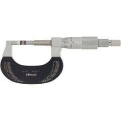 Mitutoyo - Blade Micrometers Operation Type: Mechanical Minimum Measurement (Decimal Inch): 0 - Eagle Tool & Supply