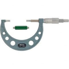 Mitutoyo - Blade Micrometers Operation Type: Mechanical Minimum Measurement (Decimal Inch): 2 - Eagle Tool & Supply