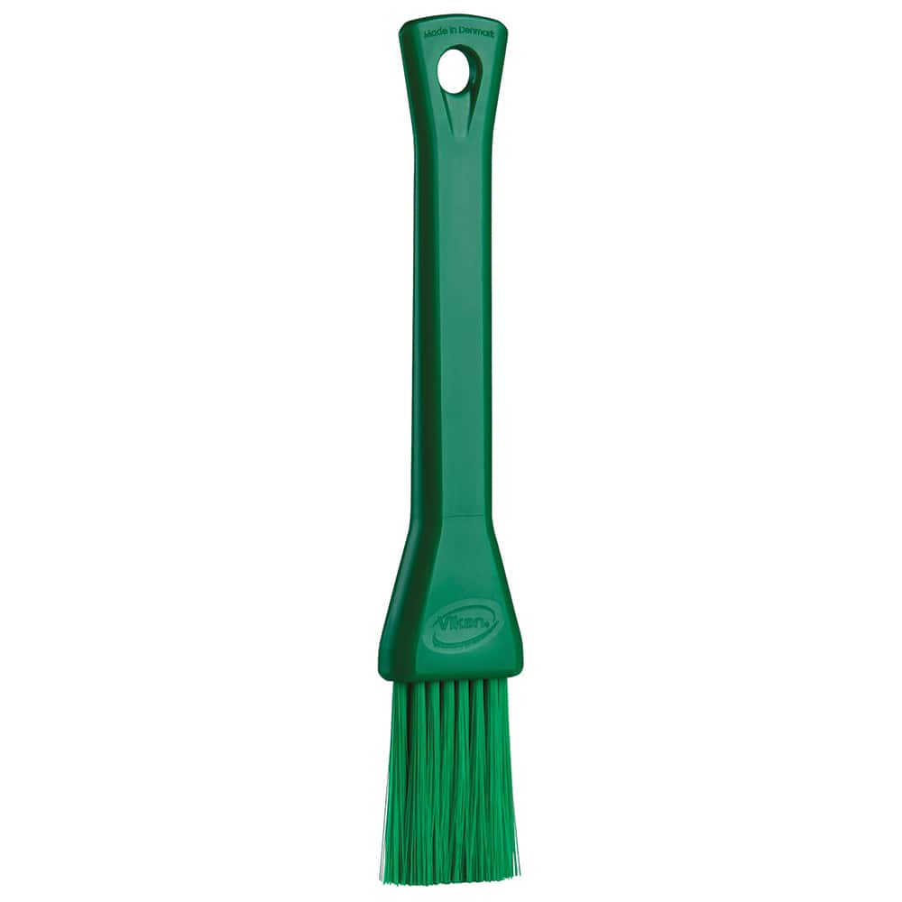 Scrub & Scouring Brushes; Type: Food Service Brush; Bristle Material: Polyester; Overall Length (Decimal Inch): 8.00000; Overall Length (Inch): 8; Block/Handle Material: Plastic; Color: Green; Flagged: No; Application: Foodservice; Food Processing; Brush