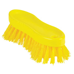 Scrub & Scouring Brushes; Type: Scrub Brush; Bristle Material: Polypropylene; Overall Length (Decimal Inch): 7.00000; Overall Length (Inch): 7; Block/Handle Material: Plastic; Color: Yellow; Flagged: No; Application: Foodservice; Food Processing; Handle S