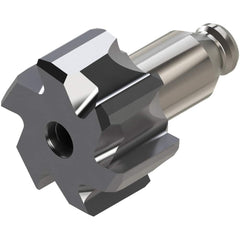 Modular Reamer Heads; Model Number Compatibility: PMX5; Head Diameter (mm): 20.0000; Reamer Finish/Coating: Coated; (TiAlN); TiAlN; Flute Type: Straight; Head Length (Decimal Inch): 0.3940; Hole Tolerance: +/- 0.0004; Spiral Direction: Neutral; Cutting Di