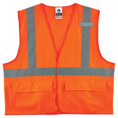 8225HL 2/3 XL Orange Standard Solid Vest Type R Class 2 - Eagle Tool & Supply