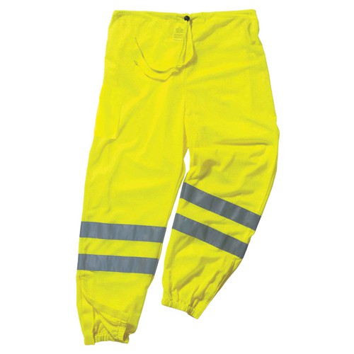 8910 S/M Lime Sup Hi-Vis Pants Class E - Eagle Tool & Supply