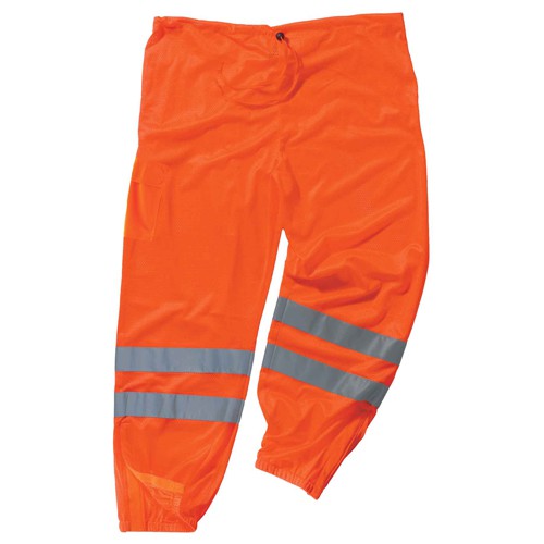 8910 S/M Orange Sup Hi-Vis Pants Class E - Eagle Tool & Supply