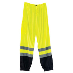 8910BK S/M Lime Sup Black Bott Pants Class E Hi Vis - Eagle Tool & Supply