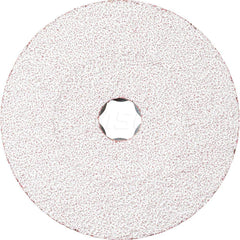 Fiber Disc: 5″ Disc Dia, 36 Grit, Ceramic Oxide