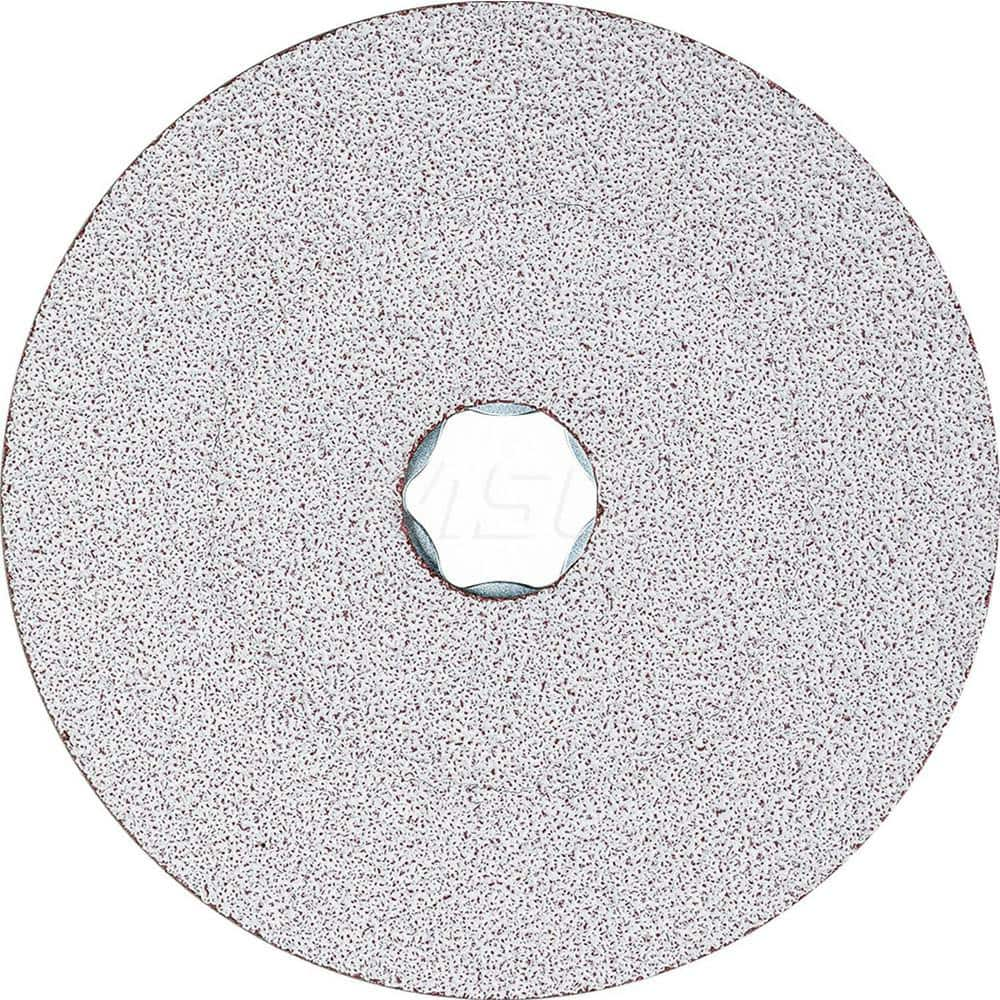 Fiber Disc: 4-1/2″ Disc Dia, 60 Grit, Ceramic Oxide