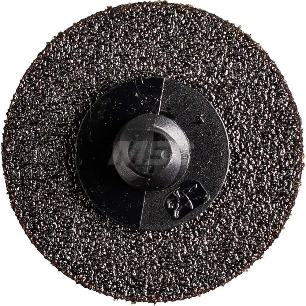 Quick-Change Disc: CDR, 1-1/2″ Disc Dia, 50 Grit, Silicon Carbide, Coated Gray, Polyester Backed, 5,000 RPM