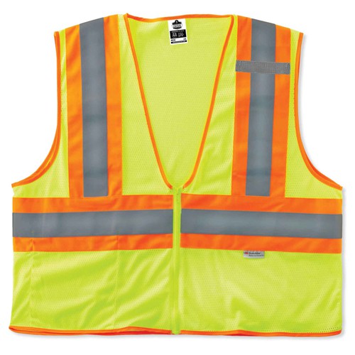 8230Z S/M Lime 2-Tone Vest Type R Class 2 - Eagle Tool & Supply
