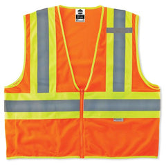 8230Z 4/5 XL Orange 2-Tone Vest Type R Class 2 - Eagle Tool & Supply