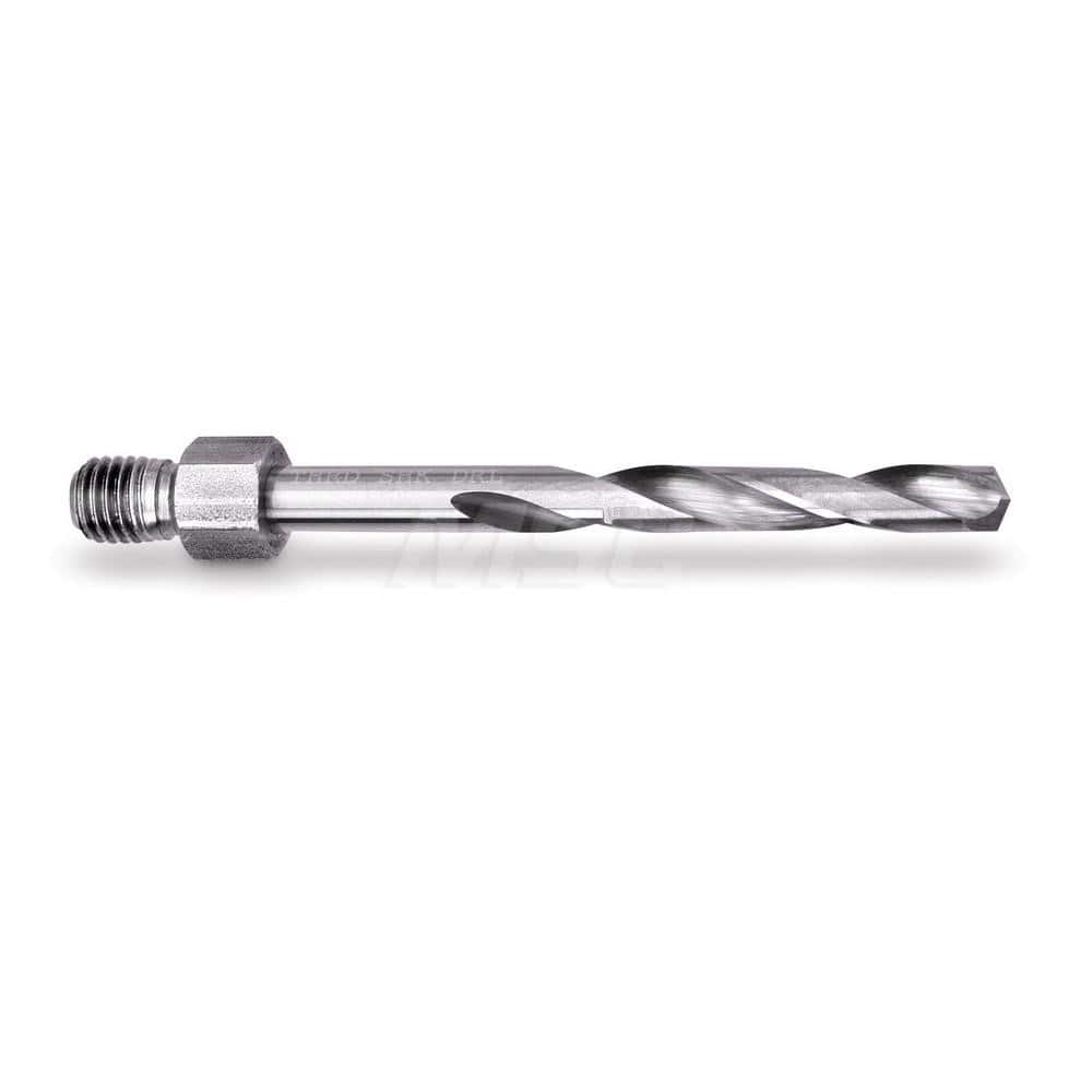 Threaded Shank Drill Bits; Type: Aircraft Drill; Drill Bit Size (Decimal Inch): 0.1562; Drill Bit Size (Inch): 0.1562; Drill Point Angle: 120; Shank Type: Threaded Shank; Point Type: Four Facet; Overall Length (Decimal Inch): 2.1250; Overall Length (Decim
