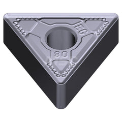Turning Insert:  TNMG331EEG AC5005S,  Solid Carbide Absotech Finish,  0.6496″ Long,  3/8″ Inscribed Circle,  0.0157″ Corner Radius,  60.0 &deg N/A Series  AC5005S