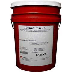 Cutting & Grinding Fluid: 5 gal Bucket Use on Cast Iron & Most Metal except Magnesium, Blue