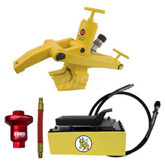 Tire Changers & Balancers; Type: Tire Bead Breaker; Includes: Coupler; 5 qt Hydraulic Pump; Hose; Air Reducer w/6″ Whip Hose; Bead Breaker; Cylinder Stroke Length (Inch): 3-3/4