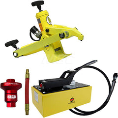 Tire Changers & Balancers; Type: Tire Bead Breaker; Includes: Coupler; 5 qt Hydraulic Pump; Hose; Air Reducer w/6″ Whip Hose; Bead Breaker; Cylinder Stroke Length (Inch): 3-3/4