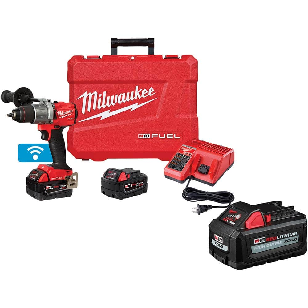 Milwaukee Tool - Cordless Drills Battery Voltage: 18 Battery Chemistry: Lithium-Ion - Eagle Tool & Supply